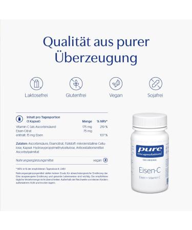 Buy Pure Encapsulations IRON-C - 60 Capsules - Premium Iron Supplement for Optimal Health | International Shipping Available - Buy Online on GoSupps.com