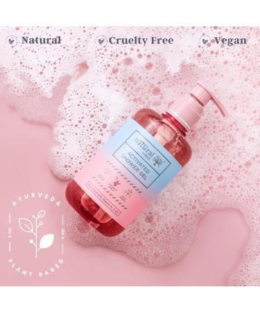 Natural Vibes Activated Shower Gel - Hydrate & Deep Cleanse for All Skin Types | 300 ml | Unisex Body Wash - Buy Online on GoSupps.com