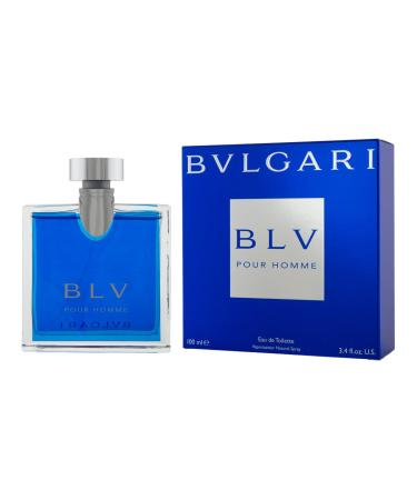 Bvlgari Men's BLV Pour Homme EDT Spray Blue 3.4 oz