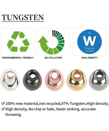 MUUNN 100pcs Offset Tungsten Beads for Fly Tying - 3.3mm - 5 Colors - Fly Tying Materials - Buy Online on GoSupps.com