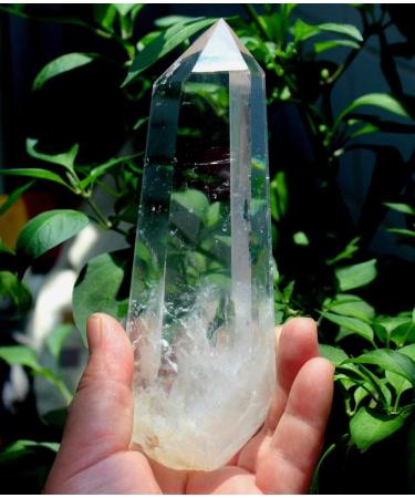 Natural Crystal Rough Large Clear Lemurian Seed Quartz Natural Point Cluster Crystal Rough Stone PEIQIYIN - Buy Online on GoSupps.com