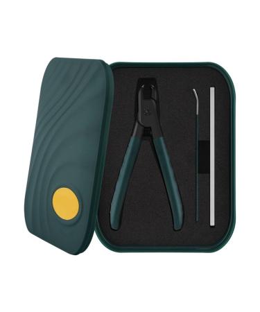 Splash Resistant Large Opening Nail Clippers Single Nail Clipper Large Household Original Nail Trimmer Set (Color : Green)