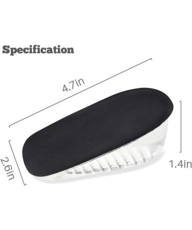 Kalevel 1.4" Heel Lift Insoles - Height Increase Shoe Inserts for Men & Women | Elevator Insoles for Leg Length Discrepancy (Black - Buy Online on GoSupps.com