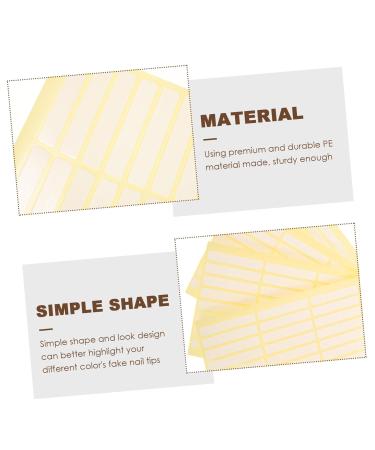 Didiseaon 4 Sheets Practical Nail Display Tape Manicure Nail Display Holder Nail Tape Random Style - Buy Online on GoSupps.com