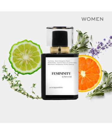 FEMININITY | Inspired by CHNL NO 5 EDP | Pheromone Perfume for Women | Extrait De Parfum | Long Lasting Dupe Clone Perfume Cologne | Essential Oil Fragrance | (30 ml / 1 Fl Oz) 1 Fl Oz (Pack of 1) - Buy Online on GoSupps.com