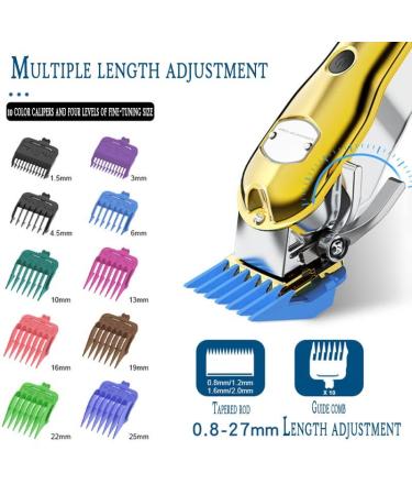Professional Hair Clippers - Cord/Cordless IPX7 Electric Trimmer Kit - 8W Powerful & Adjustable - Perfect for Home & Salon Use - Buy Online on GoSupps.com