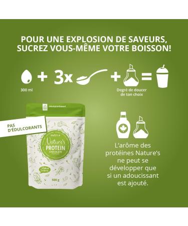 Nutri + Natural protein powder Neutral without sweetener 500g - 84.8% protein - lactose free drink - in shake or for baking - - Buy Online on GoSupps.com