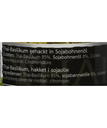 Thai Pride Chopped Basil in Soybean Oil - 4 Pack (4 x 175g) | Premium Quality Fresh Herbs for Cooking | International Shipping Available - Buy Online on GoSupps.com