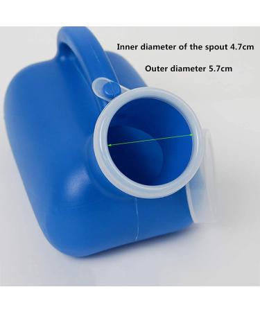 Leakproof Urine Bottle 1000ml Portable Outdoor Measuring Urinal Bottle with Lid Male Pee Urinal Storage Urine Collector for Men Kids Or Long-Distance Bus Drivers Happy - Buy Online on GoSupps.com