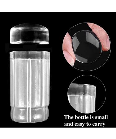 Benoon Nail Art Stamp Tool - Removable Silicone Seal with Scrapers for Perfect Manicure - Pink Nail Stamping Pressure Tips - Buy Online on GoSupps.com