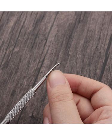 Stainless Steel Double Head Nail Cleaning Tool for Manicure & Pedicure - Onychomycosis Pedicure Kit - Buy Online on GoSupps.com