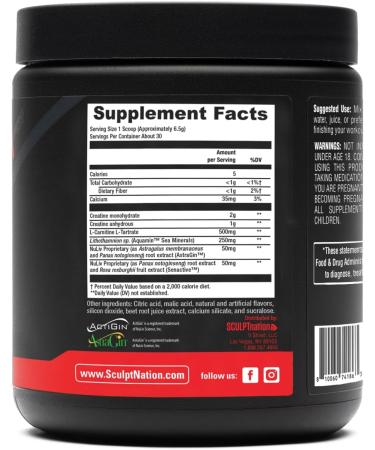 Sculpt Nation by V Shred Post Workout - Creatine Complex for Muscle Recovery & Energy Boost - Fruit Punch Flavor - 30 Servings - Buy Online on GoSupps.com