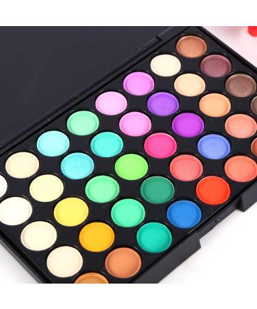 Buy Rainbow Eyeshadow Palette - 40 Pigmented Matte Shades | Waterproof Mineral Eye Shadow - Buy Online on GoSupps.com