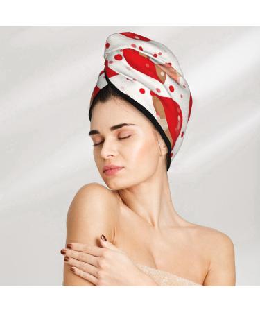 Microfiber Hair Drying Cap | Cute Mushroom Towel Wrap | Soft Absorbent Quick-Dry Hair Towel for Curly Long & Thick Hair - Buy Online on GoSupps.com