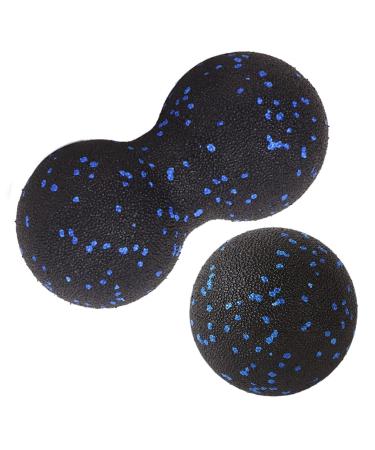 2 set itself massage ball duoball small self peanut massage ball fascia ball set lacrosse ball muscle roll for spine fascia training acupressure plantar fasciitis