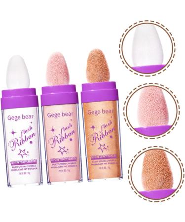 FOMIYES 15 Pcs Highlight Pat Powder Face Highlighter Glitter for Body Shimmering Powder Cosmetic Powdery 13.5x3.3cmx5pcs Assorted Colorx5pcs - Buy Online on GoSupps.com