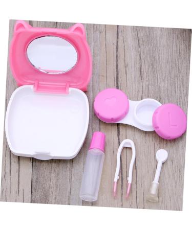 SOLUSTRE 2pcs Cute Lens Case Stylish Lens Storage Box for Safe Travel & Protection | International Shipping Available - Buy Online on GoSupps.com
