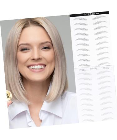 FRCOLOR 2 Pairs Waterproof Stickers Lazy Eyebrow Stickers Transfer Stickers Miss Water Proof Cosmetic - Buy Online on GoSupps.com