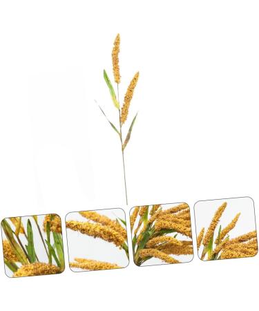 MAGICLULU 2pcs Simulated Ears of Corn Decoration for Home Artificial Wheat Stalks Wheat Ears Dried Flowers Faux Plants Fake Plant Decor Fake Ear of Wheat Pu Manual Fake Grass Goldenx2pcs 12X75CMx2pcs - Buy Online on GoSupps.com