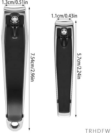 TRHDFW Home nail clippers splash proof large medium size nail clippers with file nail clippers nail clippers with catcher - Buy Online on GoSupps.com