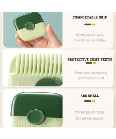 Trimpocket Hair Trimmer/Comb Kids 2 in 1 Split Ends Hair Trimmer Portable Manual Baby Hair Shredder Anti-Cut Brush Detachable Home Bangs Trim Comb Dual-Side Design Blades Replaceable (2pcs E) - Buy Online on GoSupps.com