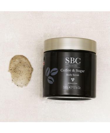 SBC Skincare Coffee & Sugar Body Scrub 500g Exfoliating Body Scrub Nourishing Softening Smoothing - Buy Online on GoSupps.com