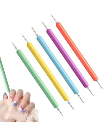 Nail Dotting Double-Ended Dot Paint Pens | Dotting Tools Tip Dot Paint Manicure Kit Tool for Home Drawing Painting Embossing
