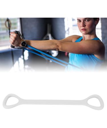 Light Grey Silicone Widen Exercise Band with Massage Handle - Buy Online on GoSupps.com