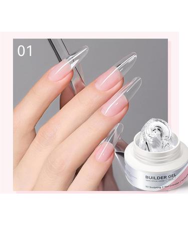  Yonuaret Nail Sculpting Gel | 60ml Solid Nail Gel - 3D Builder Manicure Non-Sticky | Modeling Extensions Hand Painting Salon and Home - Buy Online on GoSupps.com