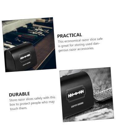 Buy Minkissy 3-Stage Blade Storage & Recycling Box for Safe Razor Disposal | Mini Trash Can for Razor Blades - Global Shipping - Buy Online on GoSupps.com
