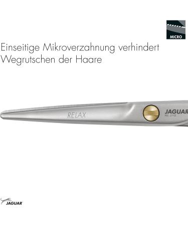 Jaguar Haircoat Pre Style Relax 5.5 Hairdresser Scissors | Offset Design | Made in Germany | Haircase Harness 14 cm - International Shipping - Buy Online on GoSupps.com