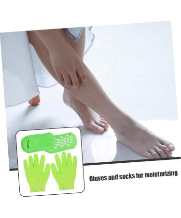 Healeved Moisturizing Socks 1 Set Women moisturizing Gloves Skin Lotion Sock Hands and feet Suit Dry Hand moisturizing Gloves Girl Child Yarn Miss moisturizing Gloves for Female - Buy Online on GoSupps.com
