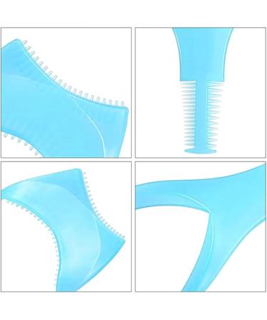 Mascara Shield | Mascara Guard Tool Reusable Eyelash Mascara Shield Guard Eyelashes Tool Handheld Eyelash Comb Lash Separator Tool for Makeup Upper And Lower Eyelashes Blue - Buy Online on GoSupps.com