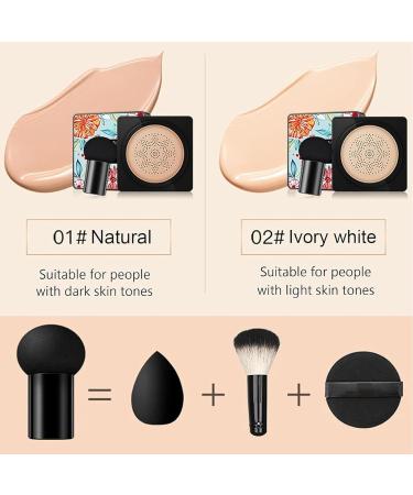 Ushiny Beauty Cream 2024 New Ushiny Mushroom Head Cc Cream Lasuify Mushroom Head Air Cushion Cc Cream Ushiny Cc Makeup Long-Lasting Matte Waterproof Moisturizing Concealer Beauty (Natural) - Buy Online on GoSupps.com