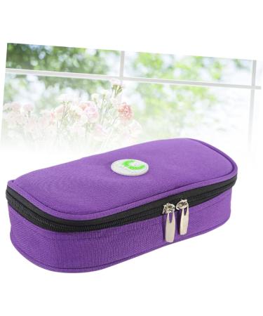Insulin Storage Cooler - Purple Medium | Travel Cooler Picnic Bag | Water Proof & Insulated - Buy Online on GoSupps.com