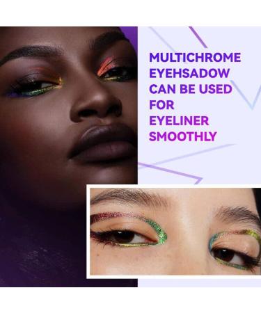 Hoomuss Glitter Liquid Eyeshadow Set - Chameleon Metallic Eyeshadows in 3 Holographic Colors - Long Lasting & Highly Pigmented - Quick-Drying Formula - Buy Online on GoSupps.com