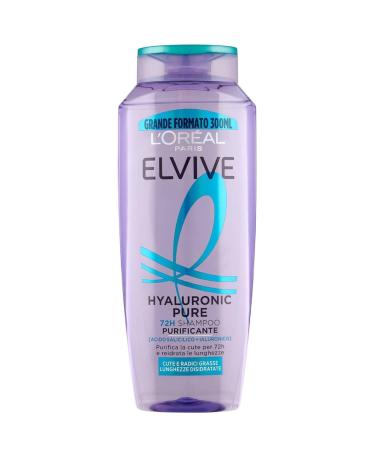 L'OR AL L'oreal Paris Elvive Hair Care Shampoo and Balm (Hyluronic Pure Shampoo 300 ml)
