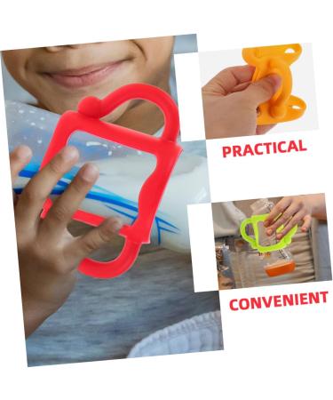 Abaodam 2pcs Silicone Bottle Handle Newborn Bottle Grip Nursing Bottle Handle Bottle Grip Bottle Handle Bottle Handles Milk Bottle Wide Mouth Silica Gel 13.00X7.00X6.50CM Assorted Color - Buy Online on GoSupps.com