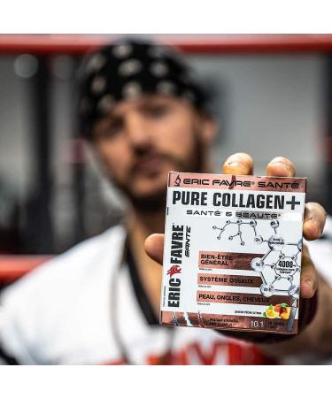 Pure Marine Collagen + HYALURONIC ACID Pack of 3 Enriched with Zinc Vitamin E Selenium Food Supplement for Skin Hair and Nails Peach Lemon Flavor French Laboratory Eric Favre - Buy Online on GoSupps.com