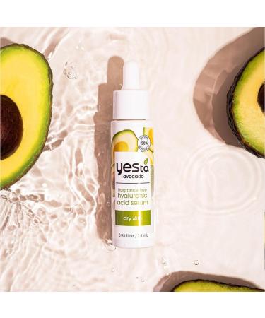 Yes To Avocado Fragrance-Free Skincare Set | Daily Cleanser Hyaluronic Acid Serum Hand Cream & Lip Balm - Shop Internationally - Buy Online on GoSupps.com