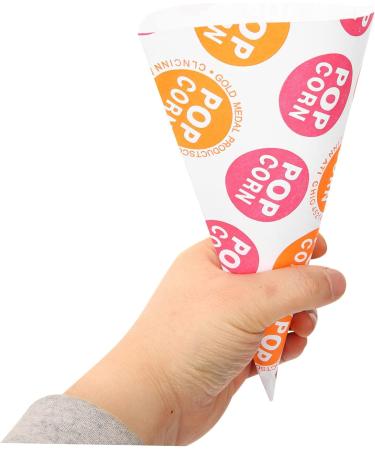 Didiseaon 150 Pcs Popcorn Bag Party Wedding Cone Bags Christmas Gift Bags Cone Treat Bags Popcorn Servings Bags Popcorn Cone Bags Popcorn Cones Bags Clear Goody Bag Child Mini Snack Paper - Buy Online on GoSupps.com
