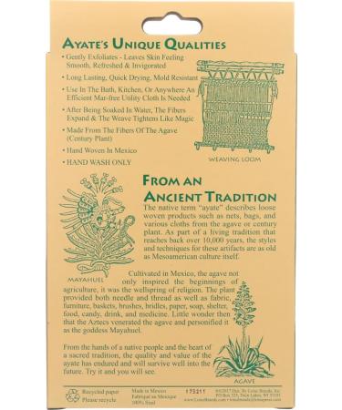 Flower Valley Ayate Fiber Washcloth (1xeach) - Buy Online on GoSupps.com