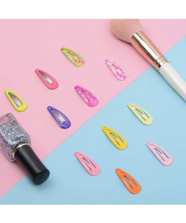 100 Pcs Mini Snap Hair Clips for Little Girls | 1 Inch Metal Barrettes for Toddlers | Kids Hair Accessories in Multicolor - Buy Online on GoSupps.com