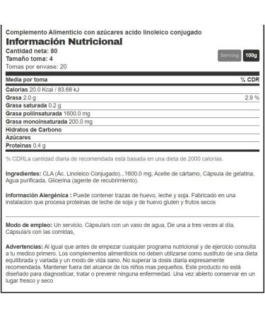 Biotech USA CLA 400 (80 Caps) - Premium Conjugated Linoleic Acid Supplement - Buy Online on GoSupps.com