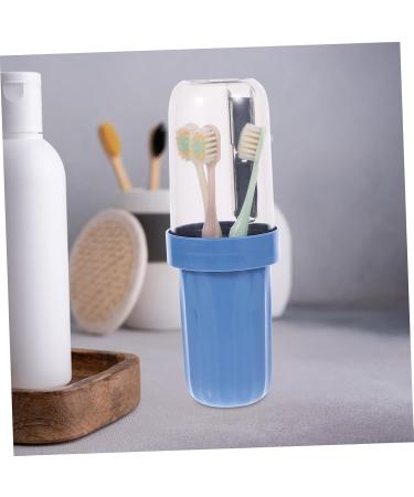 Garvalon Train Travel Bathroom Set | Portable Toothbrush Case & Toiletries Holder for International Travel - Buy Online on GoSupps.com