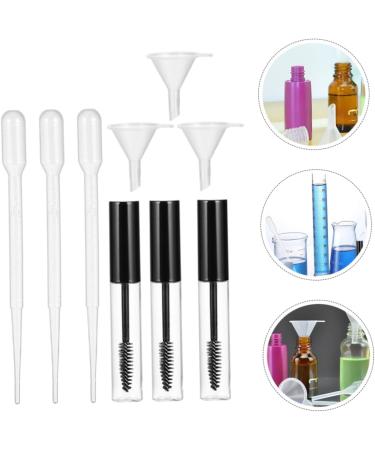 Gogogmee 9 Set Empty Mascara Bottle Eyelash Growth Oil Bottle Lip Cream Bottle Empty Funnel Abs Transparent - Buy Online on GoSupps.com