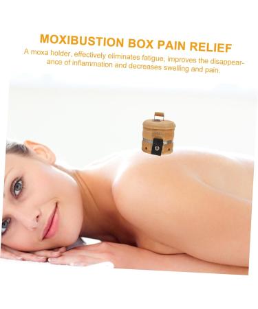 OHPHCALL 1pc Box Moxibustion Box Cone Holder Stand Foot Massager for Feet Wood Tools Chinese Moxibustion Case Moxa Burning Tool Moxa Cone Burner Holder Moxibustion Box Portable - Buy Online on GoSupps.com