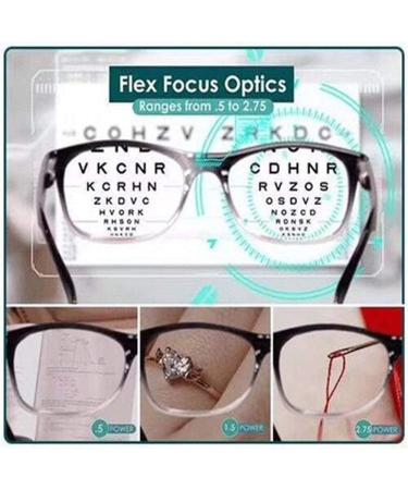 Auto-Focus Reading Glasses Dial Vision - Clear Focus Optic +.5-2.5x Strength - Buy Online on GoSupps.com