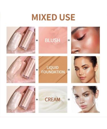 Go Ho Liquid White Highlighter Makeup Natural Face Highlighter Stick Silky Smooth Light Liquid Luminizer Long Lasting Highlight Face Illuminator Make up 01 Moonlight White 01 Moonlight White 10 g (Pack of 1) - Buy Online on GoSupps.com
