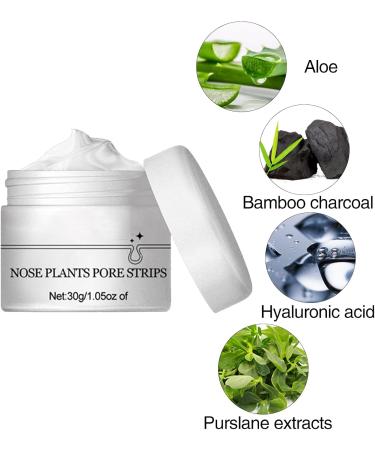 Blackhead Remover Pore Strips Blackhead Mask Blackhead Strips Blackhead Mask Blackhead Remover Mask Peel off Mask Facial Pore Cleanser Purifying Face Mask Nose Strips 30g - Buy Online on GoSupps.com